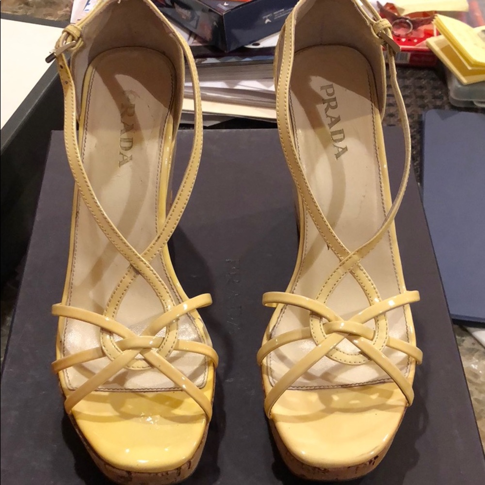 Prada wedges